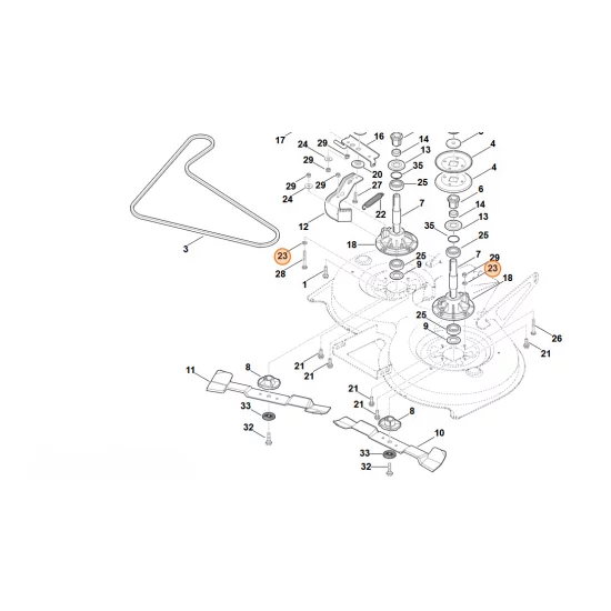 STIHL  Pierścień sprężysty 8 9321 630 0180